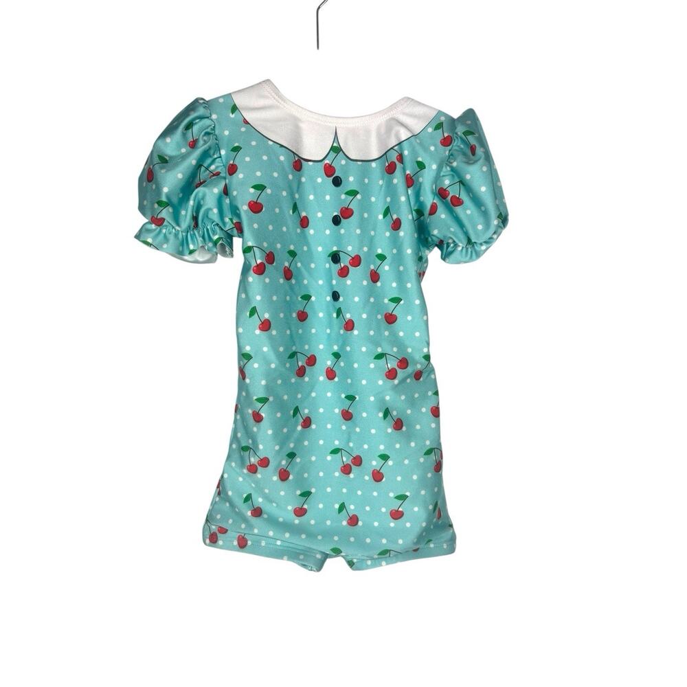 Toddler Girls Dance Leotard/Swimsuit 2T/3T Cherries Cutsie Costume One Piece